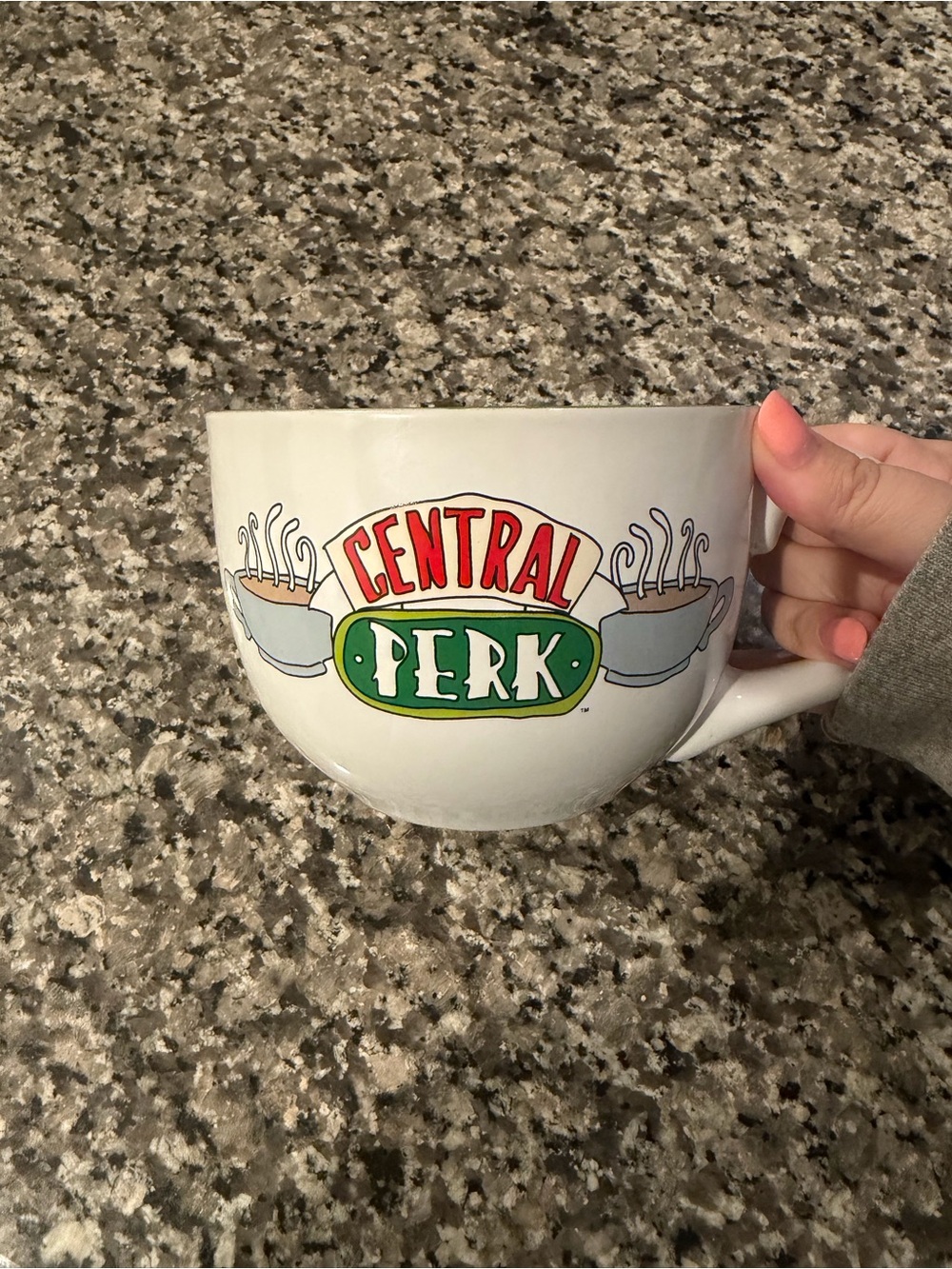 Central Perk Friends White Logo Ceramic Mug